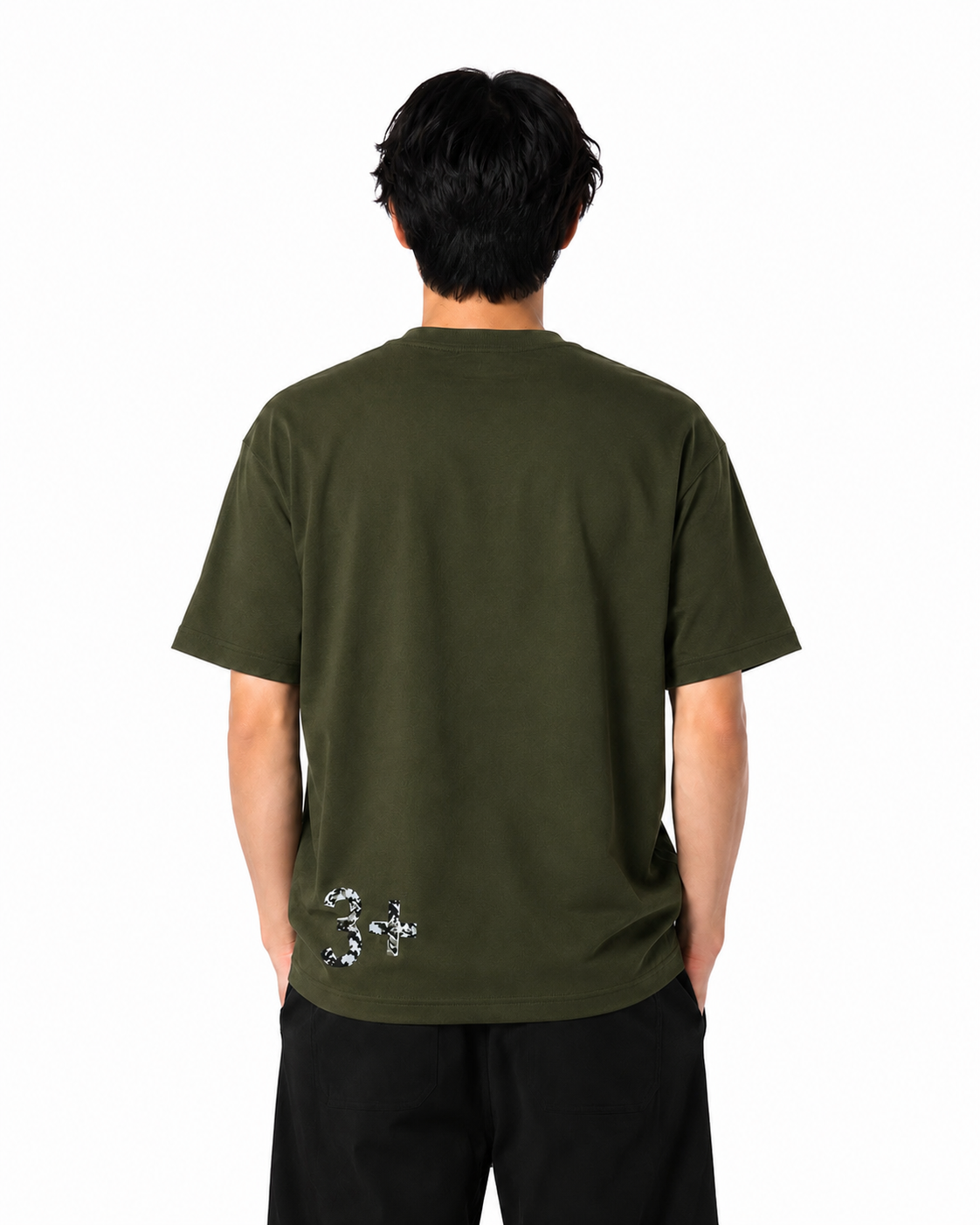 3+カモフラロゴドライTシャツ